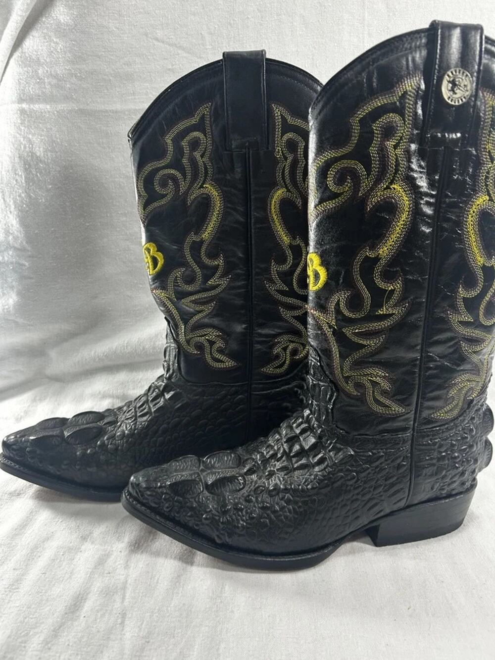 Rogers Western Boots Leather Mexico Men Sz 7